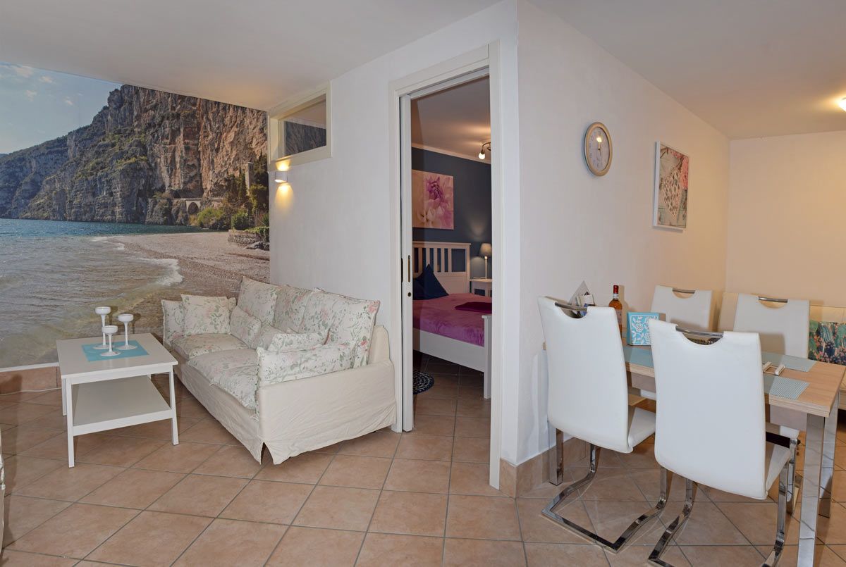 Wohn- und Essbereich Ferienwohnung am Gardasee