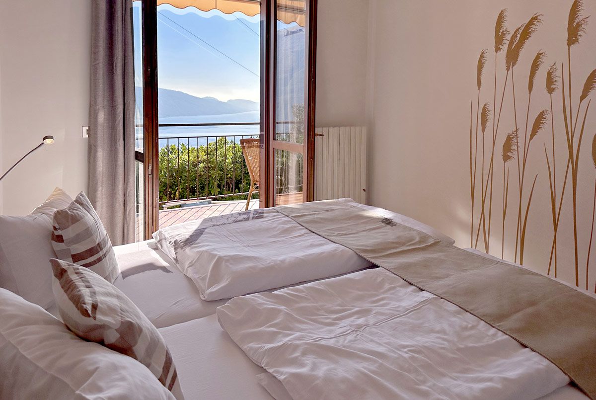 Aussicht aus dem Bett
